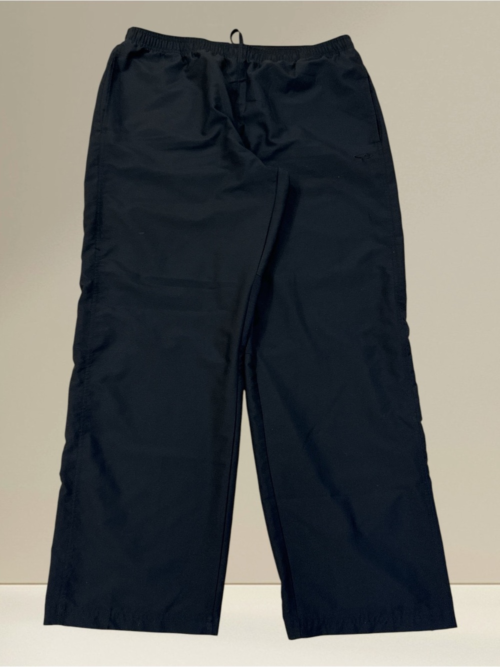 Champion C9 Men’s Black Windbreaker Track Pants, Ankle Zippers, Size Large